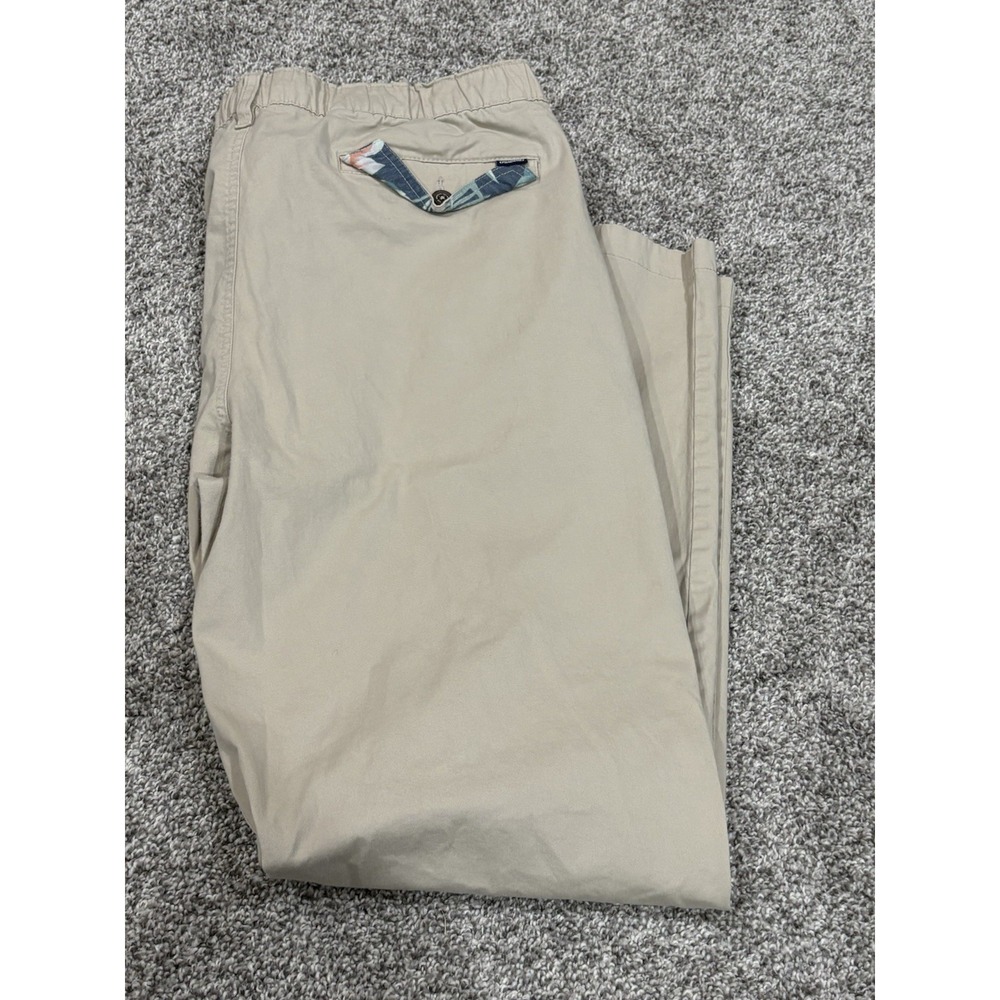 Chubbies Everywear Pants Mens 30 Inseam Tan Khaki Regular Fit Stretch Chino
